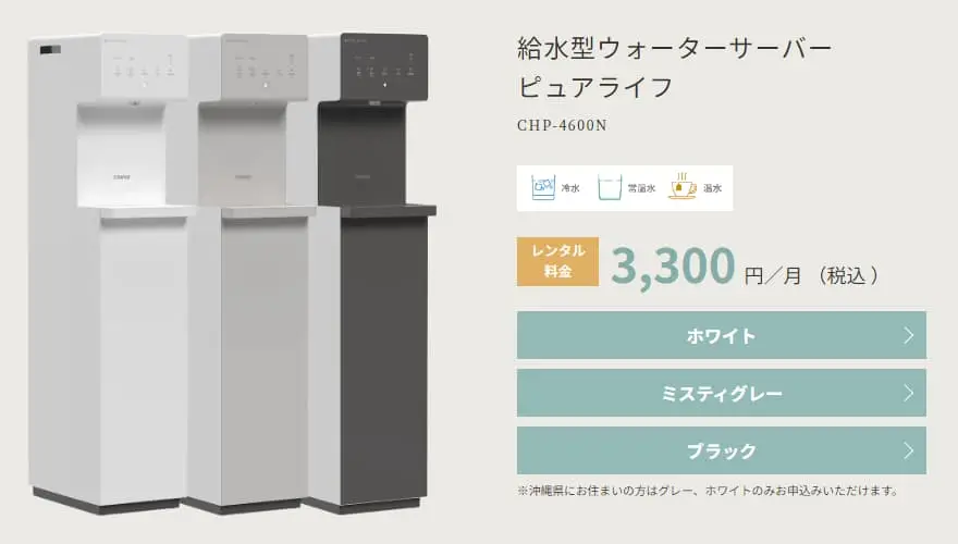 ピュアライフ月額料金